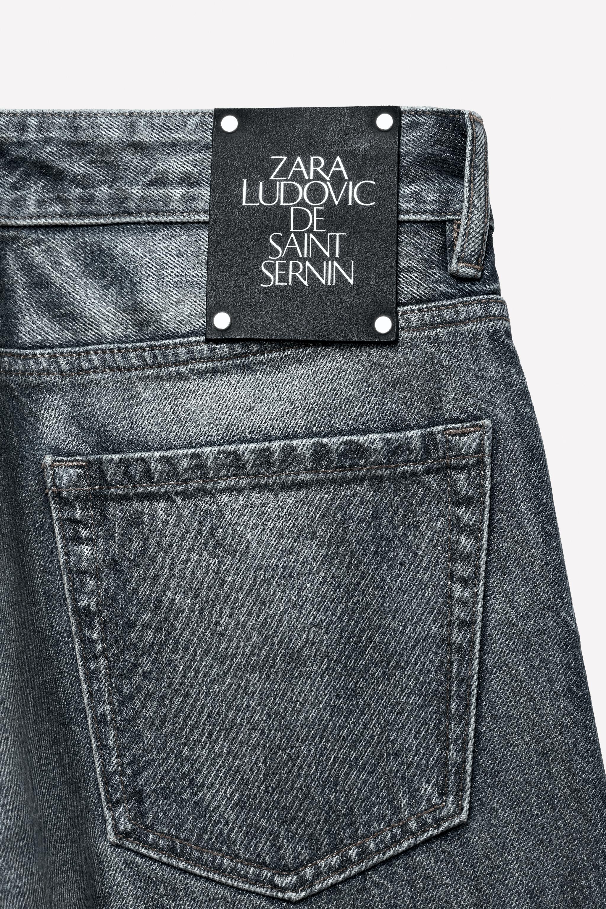 SLIM FIT WAXED JEANS LUDOVIC DE SAINT SERNIN x ZARA